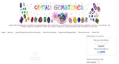 Desktop Screenshot of crystals-gemstones.com