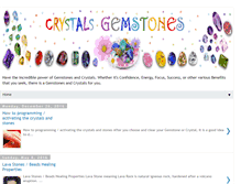 Tablet Screenshot of crystals-gemstones.com